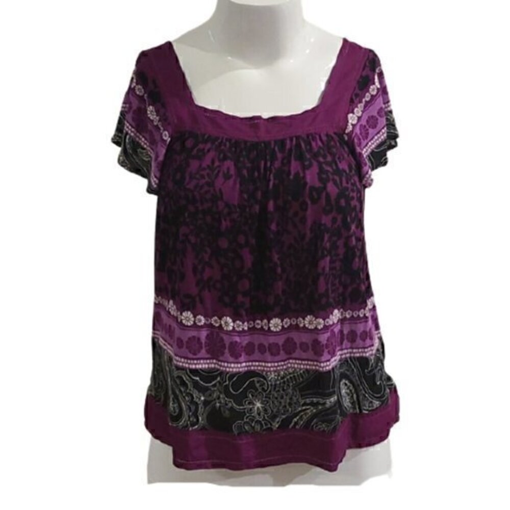 [H&M] Square Neck Flowy Top - Size M